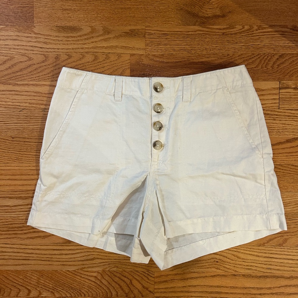 NWT Ivory Loft Shorts